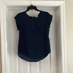 Lily White polka dot blouse